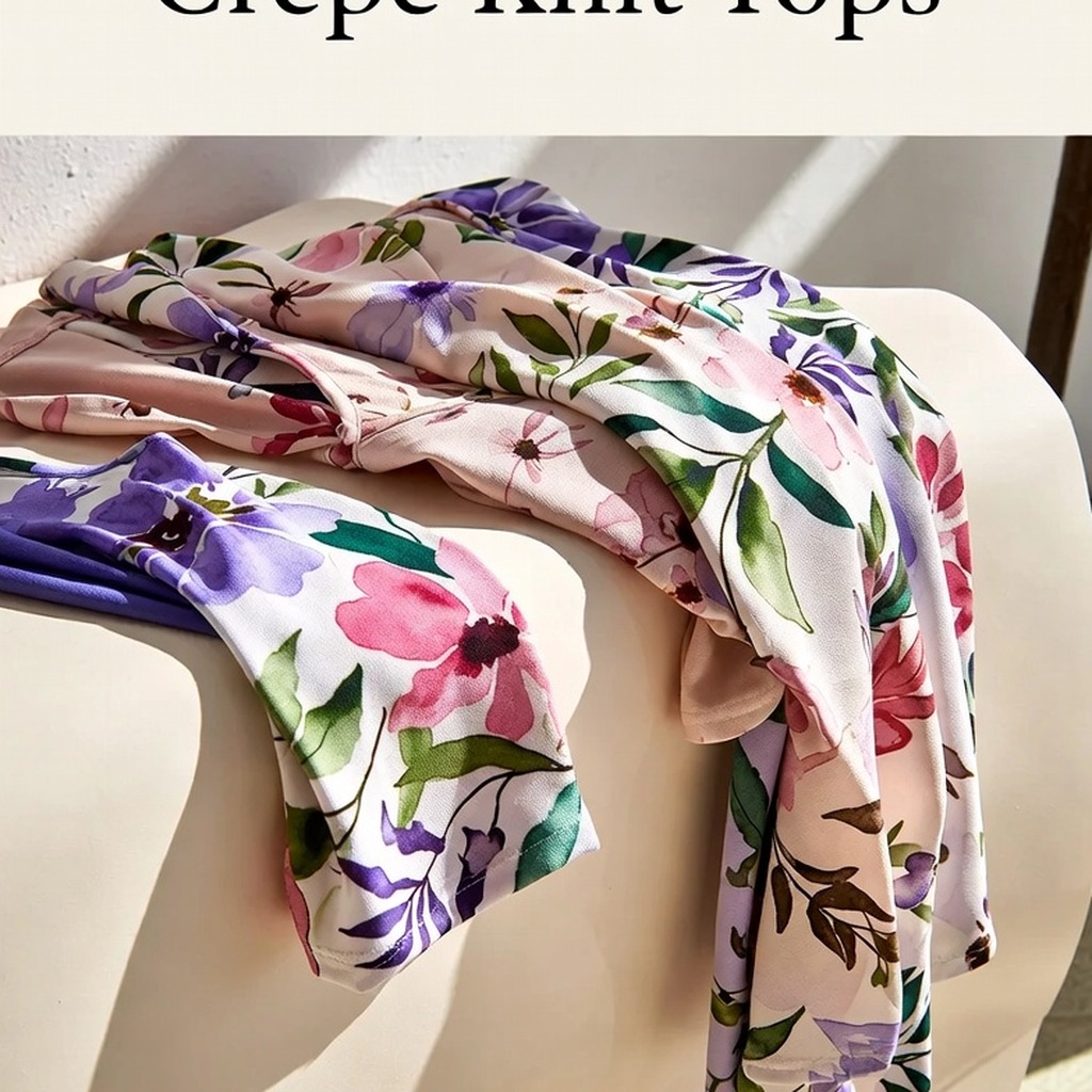 Crepe Knit Tops