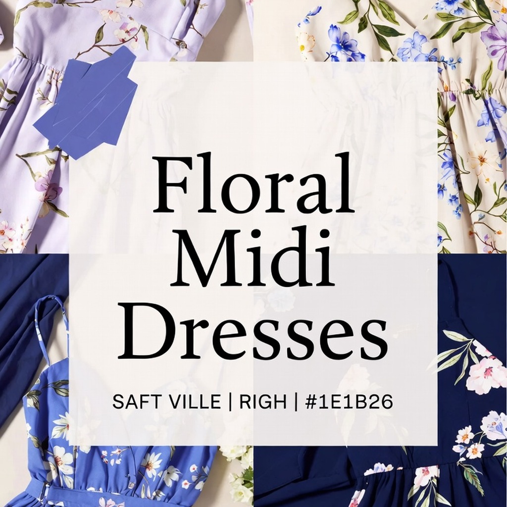 Floral Midi Dresses