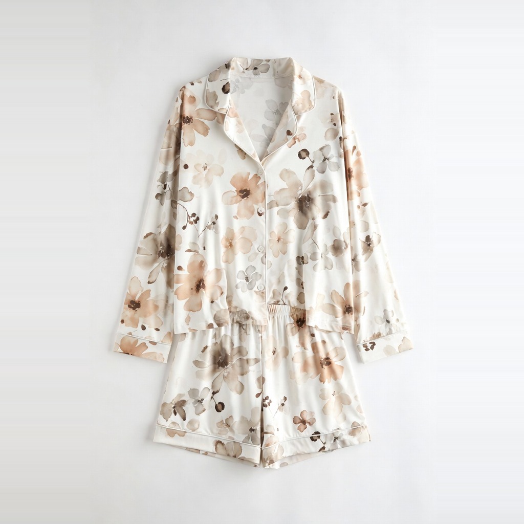 Cotton Poplin Shirt & Short Print Set 3