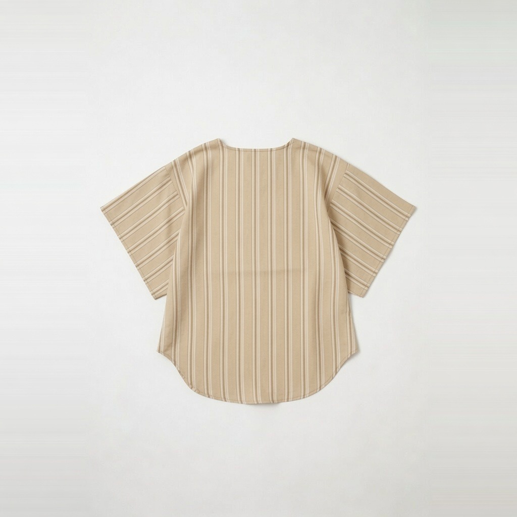 Yarn Dyed Cotton Striped Blouse 2